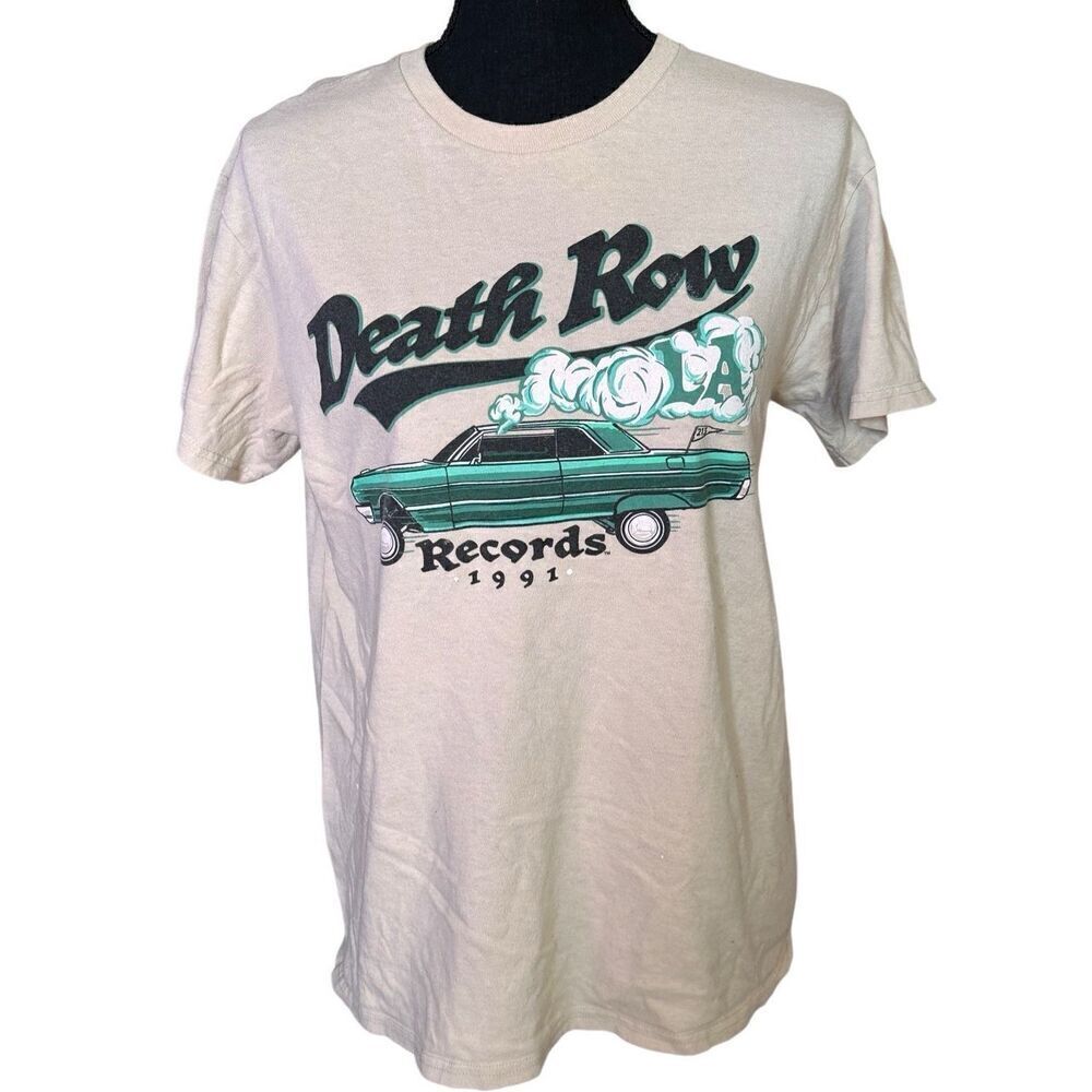 Ripple Junction Death Row Records Short Sleeve Graphic T-Shirt Sz Medium